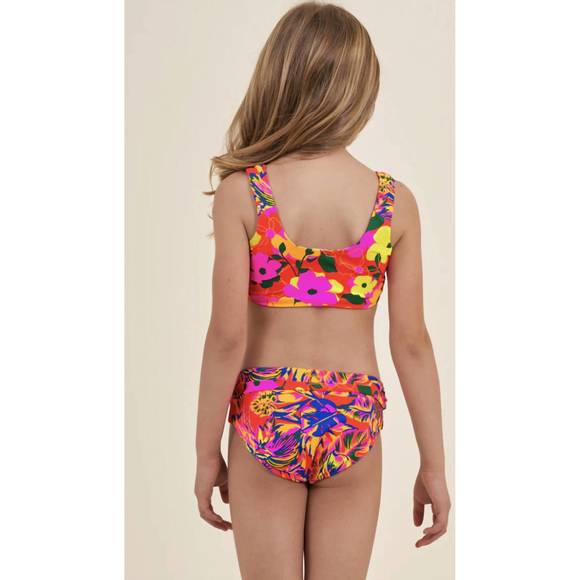 NEW MAAJI amazonas iceland girls bikini set in pink/multi - Picture 2 of 3